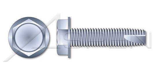 Steel Zinc Plated Type "23" Hex Indented Washer Head Thread Cutting Screw - Image 1