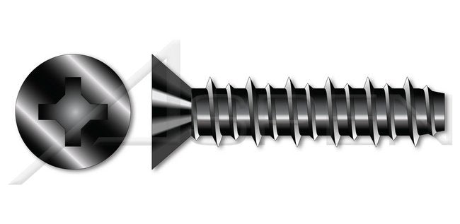 A2 Stainless Steel Pan Phillips® Drive Full Thread Self-Tapping Sheet Metal Screw - Image 1