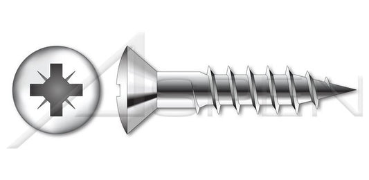 DIN 7995 Metric A2 Stainless Steel Oval Pozidriv® Alternative Drive Wood Screw - Image 1