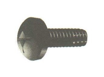 Zinc/Clear Pan Head Tapping Screw - 1/4-20 x 3/4 - Image 1
