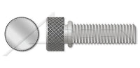 Aluminum Knurled Head with Shoulder Thumb Screw
