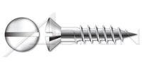 DIN 95 Metric A2 Stainless Steel Oval Slot Drive Wood Screw