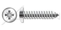 Steel Zinc Plated Type "A" Round Slot Drive Self-Tapping Sheet Metal Screw