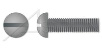 Steel Black Oxide Pan Slot Drive Full Thread Machine Screw