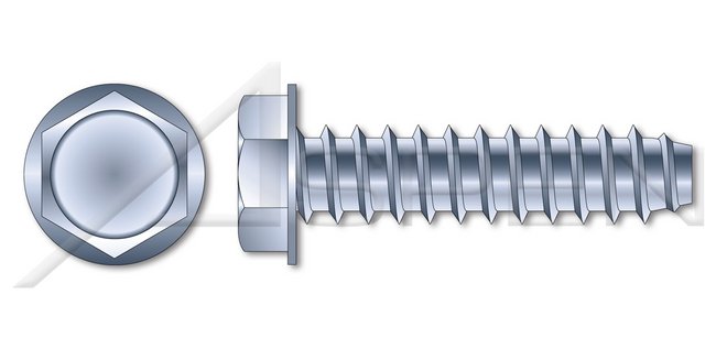 Steel Zinc Plated Type "B" Flat Undercut Phillips® Drive Self-Tapping Sheet Metal Screw - Image 1
