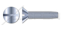 Steel Zinc Plated Type "F" Flat Head Slot Drive Thread Cutting Screw