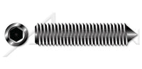 Alloy Steel Cone Point UNC Coarse Thread Made in U.S.A. Hex Socket Set Screw
