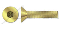 Brass Flat Head Socket Cap Screw