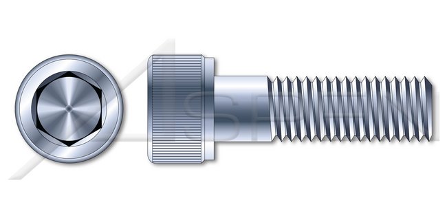 Class 8.8 Steel Zinc Plated Hex Socket Head Cap Screw - Image 1