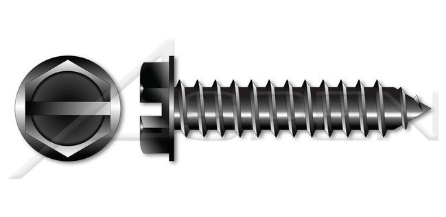 Steel Zinc Plated and Baked Type "A" Flat Square Drive Self-Tapping Sheet Metal Screw - Image 1