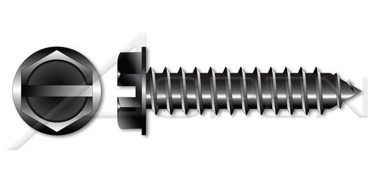 Steel Zinc Plated and Baked Type "A" Flat Square Drive Self-Tapping Sheet Metal Screw - Image 1