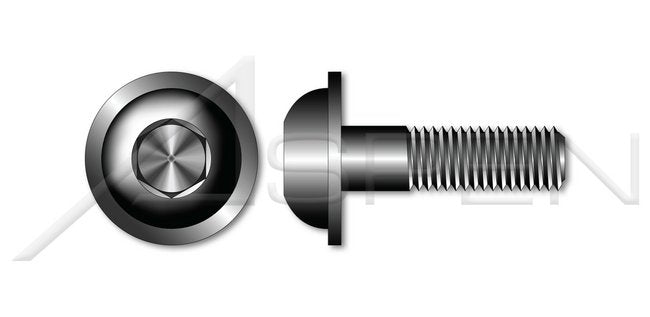 Unbrako® Alloy Steel Plain Hex Socket Drive Flanged Button Head Hex Socket Cap Screw - Image 1