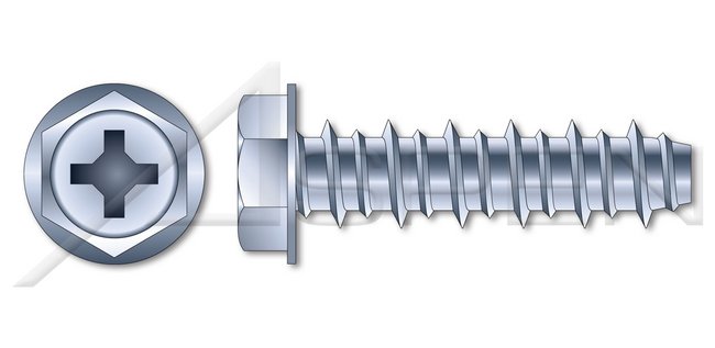 A4 Stainless Steel Hex Indented Washer Head Self-Drilling Screw - Image 1