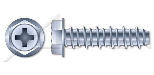 A4 Stainless Steel Hex Indented Washer Head Self-Drilling Screw - Image 1