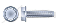 Steel Zinc Plated Hex Indented Washer Head Thread Rolling Screw for Metals