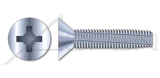 DIN 7516 Type D Metric Steel Zinc Plated Flat Head Phillips® Drive Thread Cutting Screw - Image 1