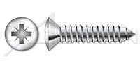 Steel Black Oxide Type "AB" Pan Phillips® Drive Self-Tapping Sheet Metal Screw