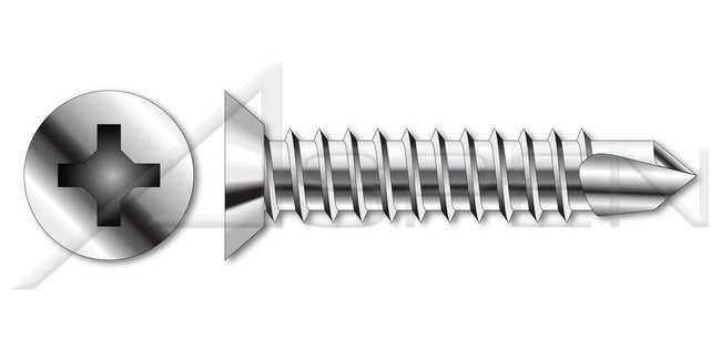 AISI 304 Stainless Steel (18-8) Type "AB" Pan Phillips® Drive Self-Tapping Sheet Metal Screw - Image 1