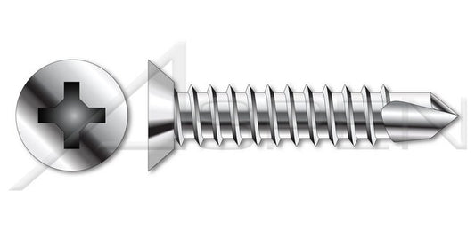 AISI 304 Stainless Steel (18-8) Type "AB" Pan Phillips® Drive Self-Tapping Sheet Metal Screw - Image 1
