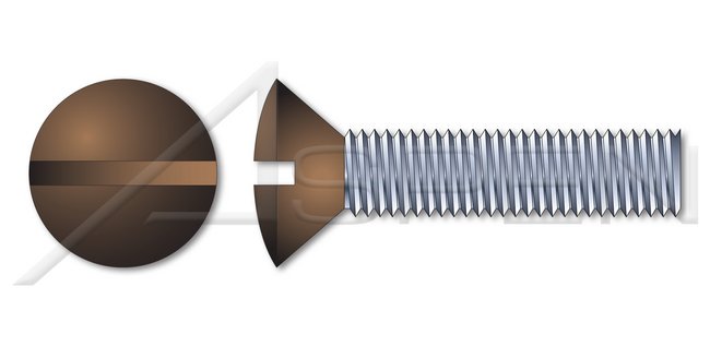 AISI 304 Stainless Steel (18-8) Flat Head Phillips® Drive Fine Thread Machine Screw - Image 1