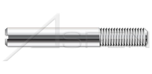 AISI 303 Stainless Steel (18-8) Slotted Drive Part Thread Set Screw - Image 1