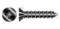 A2 Stainless Steel Flat Pozidriv® Alternative Drive Full Thread Self-Tapping Sheet Metal Screw