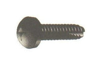 Zinc/Clear Pan Head Cross Recessed Tapping Screw - 4-40 x 1/4