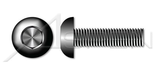 Alloy Steel Fine Thread Full Thread Button Head Hex Socket Cap Screw - Image 1