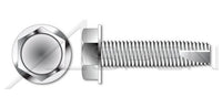 AISI 304 Stainless Steel (18-8) Type "23" Hex Indented Washer Head Thread Cutting Screw
