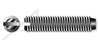 Class 4.6 Steel Plain Flat Point Slotted Set Screw