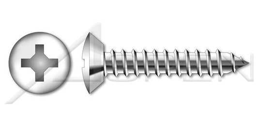 Steel Zinc Plated Type "B" Hex Indented Washer Phillips® Drive Self-Tapping Sheet Metal Screw - Image 1