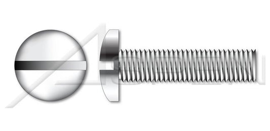 Steel Black Oxide Truss Slot Drive Full Thread Machine Screw - Image 1