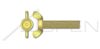 DIN 316 Metric Brass Full Thread Wing Screw