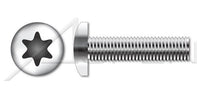 410 Stainless Steel Passivated and Waxed Pan 6Lobe Torx® Drive Trilobe Thread Rolling Screw for Metals
