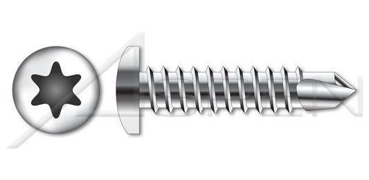 AISI 304 Stainless Steel (18-8) Type "B" Truss Phillips® Drive Self-Tapping Sheet Metal Screw - Image 1