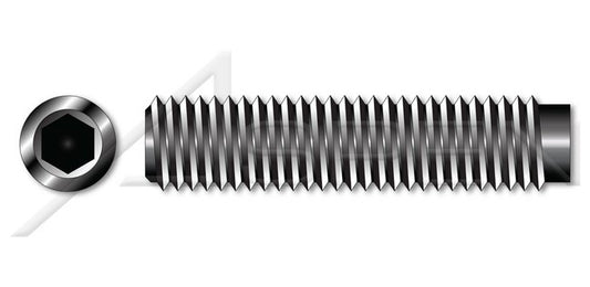 Class 45H Steel Black Dog Point Hex Socket Set Screw - Image 1