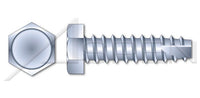 Steel Zinc Plated and Baked Type "25" Indented Hex Head Thread Cutting Screw