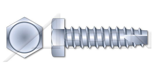 Steel Zinc Plated and Baked Type "25" Indented Hex Head Thread Cutting Screw - Image 1