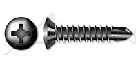 AISI 316 Stainless Steel Type "A" Slotted Hex Indented Washer Self-Tapping Sheet Metal Screw