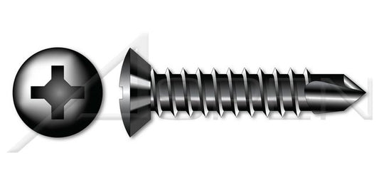 AISI 316 Stainless Steel Type "A" Slotted Hex Indented Washer Self-Tapping Sheet Metal Screw - Image 1