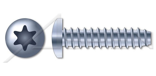 Steel Zinc Plated and Baked Hex Indented Washer Head Locking Serrations 1/4 Inch (in) A/F Self-Drilling Screw - Image 1