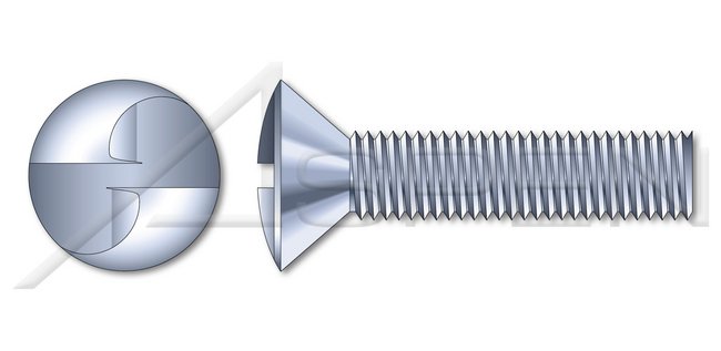 Steel Zinc Plated Pan Pozidriv® Alternative Drive Full Thread Machine Screw - Image 1