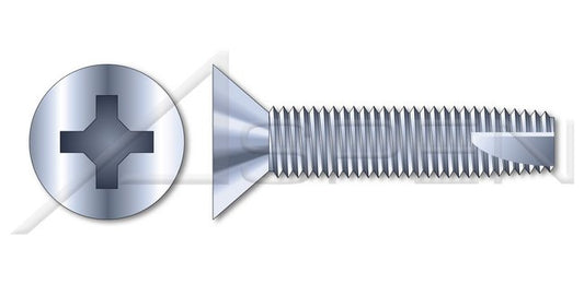 Steel Zinc Plated and Baked Type "23" Flat Head Phillips® Drive Thread Cutting Screw - Image 1