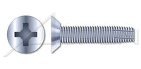 Steel Zinc Plated Type "F" Flat Undercut Phillips® Drive Thread Cutting Screw