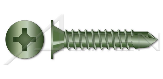 AISI 410 Stainless Steel Type "B" Pan Phillips® Drive Self-Tapping Sheet Metal Screw - Image 1