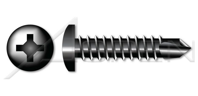 AISI 304 Stainless Steel (18-8) Type "A" Pan Head Phillips®/Slot Combo Drive Self-Tapping Sheet Metal Screw - Image 1