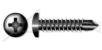 AISI 304 Stainless Steel (18-8) Type "A" Pan Head Phillips®/Slot Combo Drive Self-Tapping Sheet Metal Screw