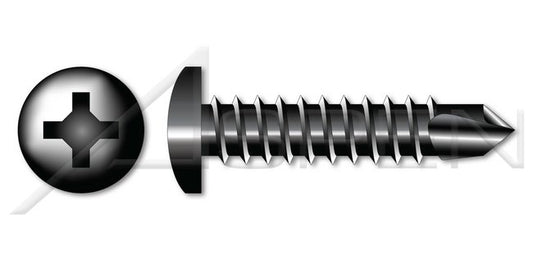 AISI 304 Stainless Steel (18-8) Type "A" Pan Head Phillips®/Slot Combo Drive Self-Tapping Sheet Metal Screw - Image 1