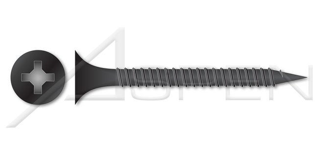 Steel Black Phosphate Bugle Phillips® Drive Fine Thread Drywall Screw - Image 1