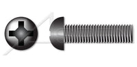 Steel Zinc Plated Flat Phillips®/Slot Combo Drive 82 Degree Countersink Full Thread Machine Screw